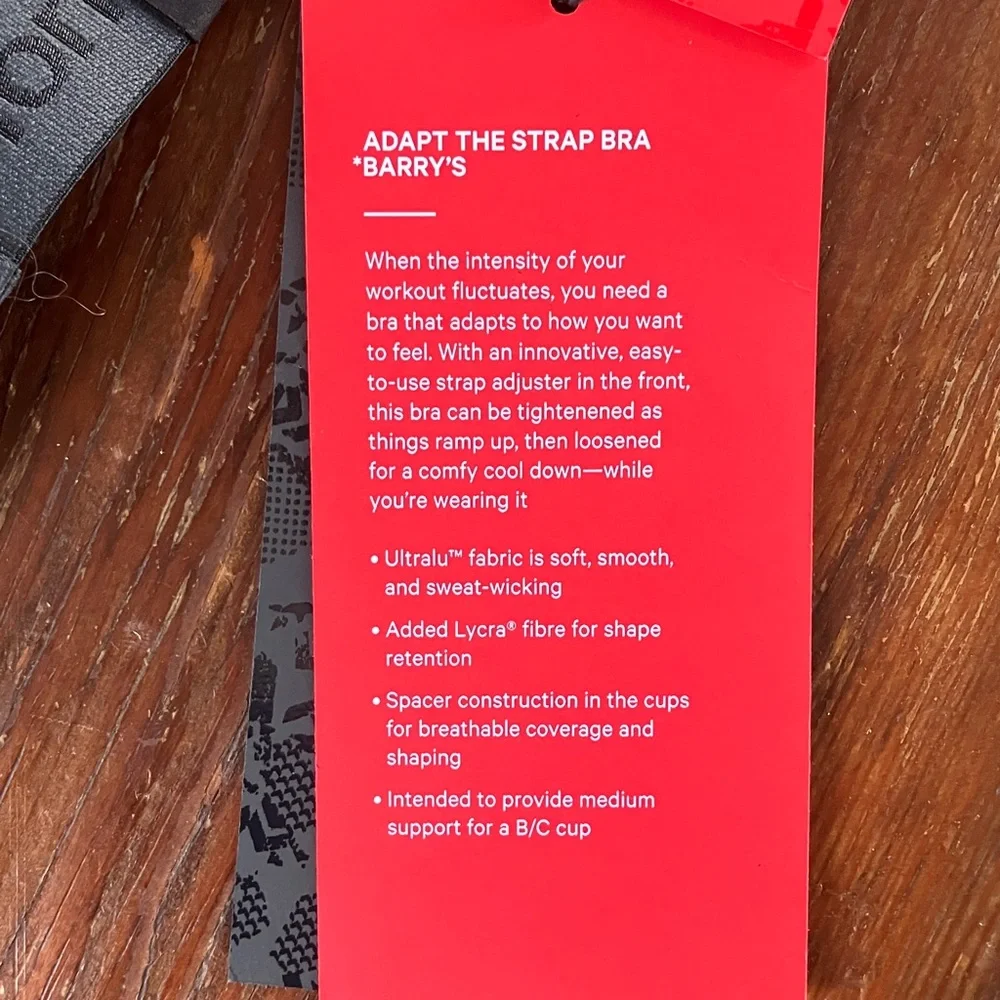 NWT Lululemon Adapt the strap bra size 10 - Picture 3 of 5